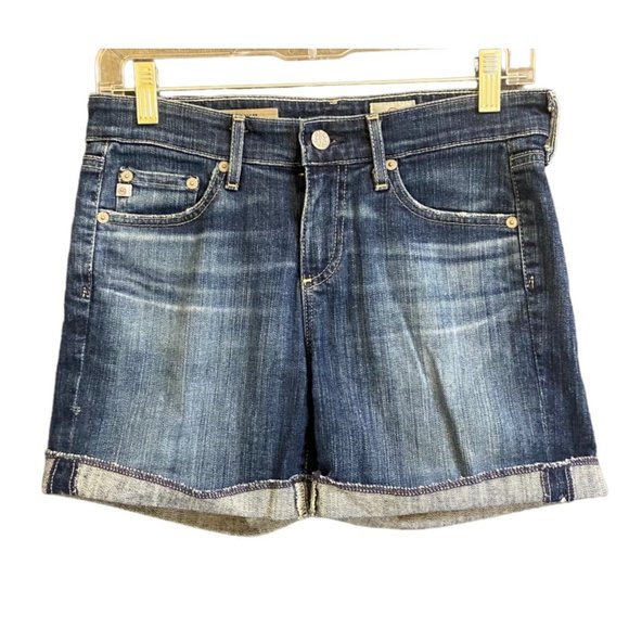 Adriano Goldshmied Women's Denim Shorts Sz 25 Blue The Hailey Ex-Boyfriend - Picture 3 of 9